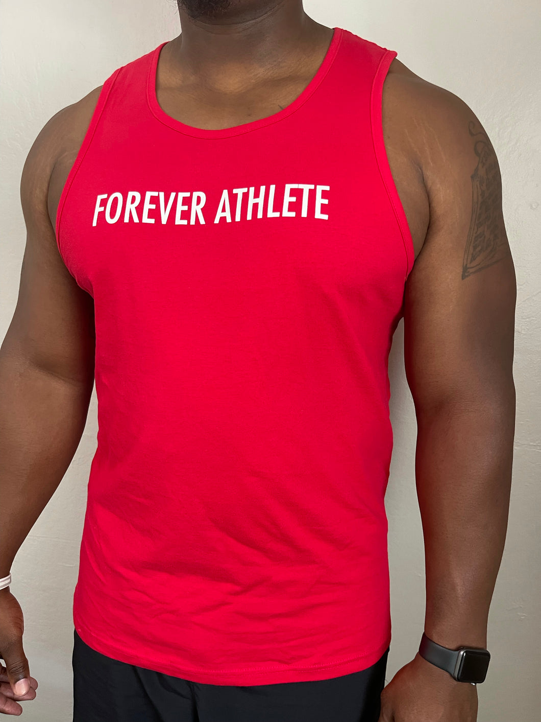 Forever Athlete Tank Top- Red